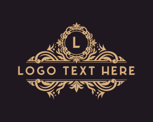 Classic Luxury Floral Ornament logo