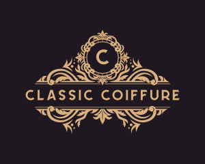 Classic Luxury Floral Ornament logo design