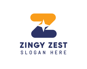 Professional Star Letter Z logo design