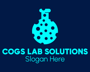 Molecule Lab Beaker  logo design