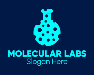 Molecule Lab Beaker  logo design