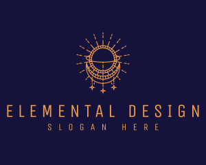 Mystic Celestial Elements logo design