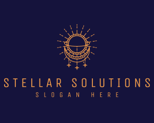 Mystic Celestial Elements logo design