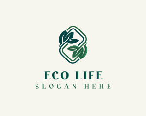 Leaf Eco Spa Wellness logo design