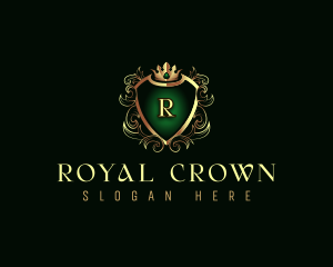 Royal Crown Crest logo design