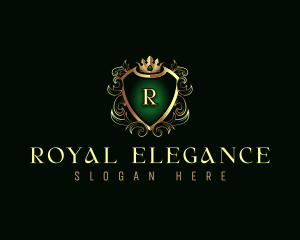 Royal Crown Crest logo design