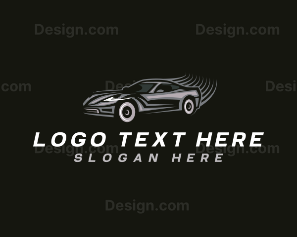 Fast Car Automobile Logo