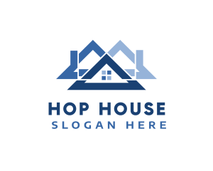 Town House Roofing logo design