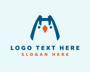 Cute Baby Penguin  logo