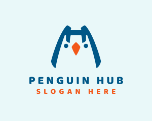 Cute Baby Penguin  logo