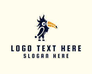 Tropical Toucan Bird logo