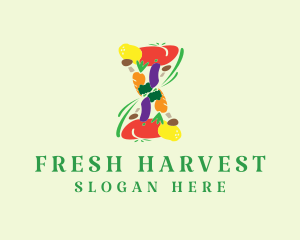 Healthy Organic Produce logo design