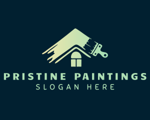 Painting House Painter logo design