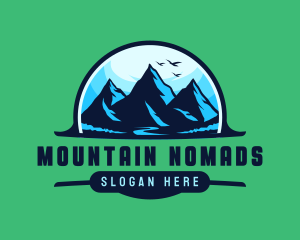 Mountain Travel Adventure logo design