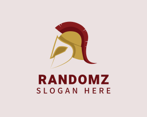 Spartan Warrior Helmet logo design