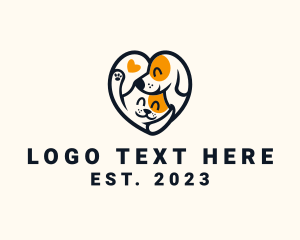 Dog Cat Pet Care logo