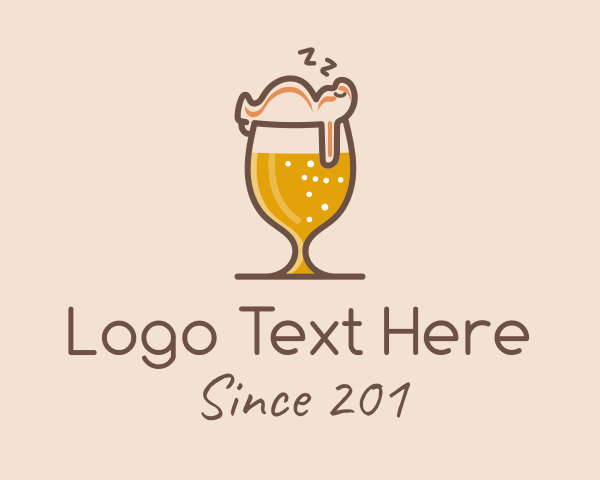 Drunk logo example 3