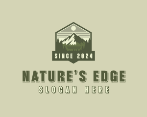 Mountain Peak Hike logo design