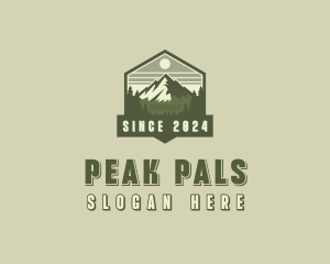 Mountain Peak Hike logo design