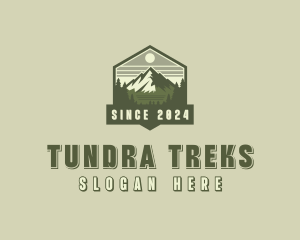 Mountain Peak Hike logo design