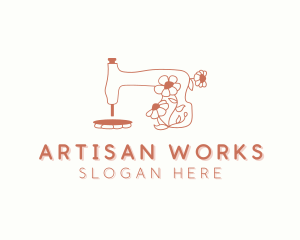 Artisan Sewing Machine  logo design