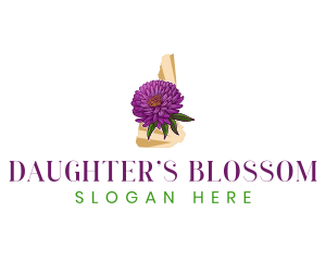 New Hampshire Flower Plant logo design