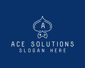 Ace Game Controller logo design