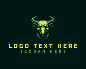 Horn - Bull Horn Animal logo design
