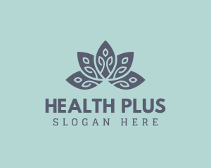 Lotus Leaf Spa Massage logo design