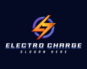 Lightning Electrical Energy logo design