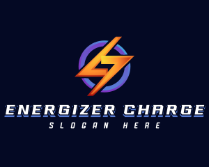 Lightning Electrical Energy logo design