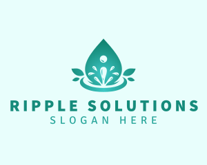 Liquid Water Ripple logo