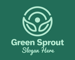 Green Leaf Farm  logo design