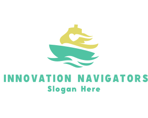 Love Ship Sailing logo design