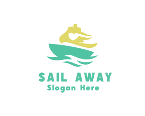 Love Ship Sailing logo design