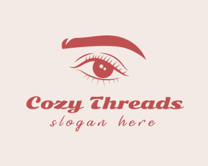 Eyelash & Eyebrow Makeup logo design