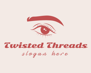 Eyelash & Eyebrow Makeup logo design