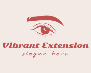 Eyelash & Eyebrow Makeup logo design