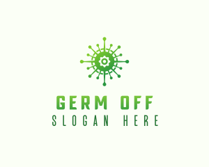 Virus Bacteria Infection logo design