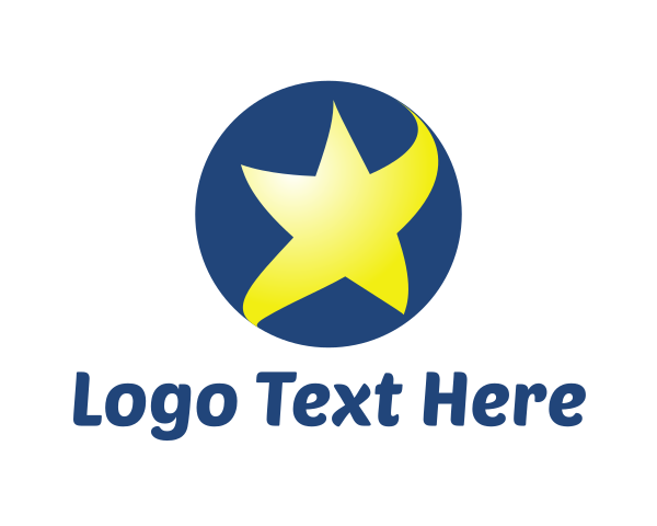 Blue And Yellow logo example 4