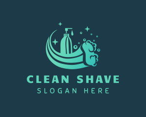 Cleaning Sanitary Sponge logo design