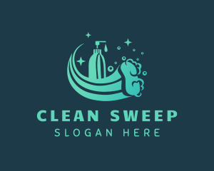 Cleaning Sanitary Sponge logo design