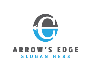 Arrow Archery Letter C logo