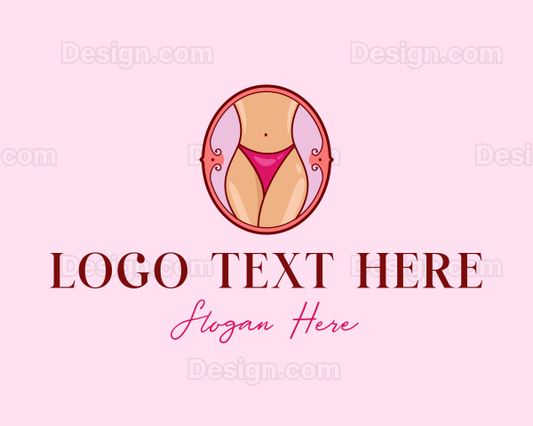 Female Lingerie Bikini Logo