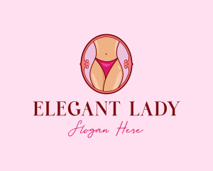 Female Lingerie Bikini logo design