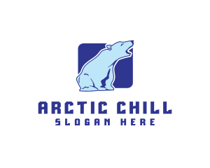 Arctic Bear Animal logo