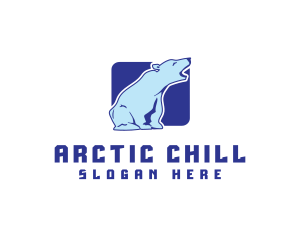 Arctic Bear Animal logo design