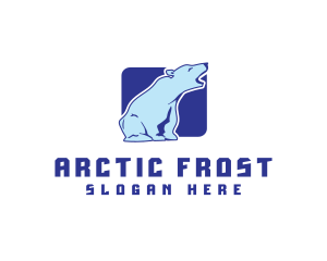 Arctic Bear Animal logo design