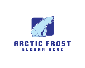 Arctic Bear Animal logo