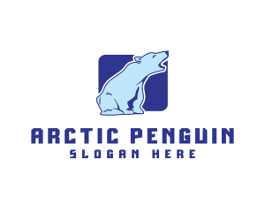 Arctic Bear Animal logo design